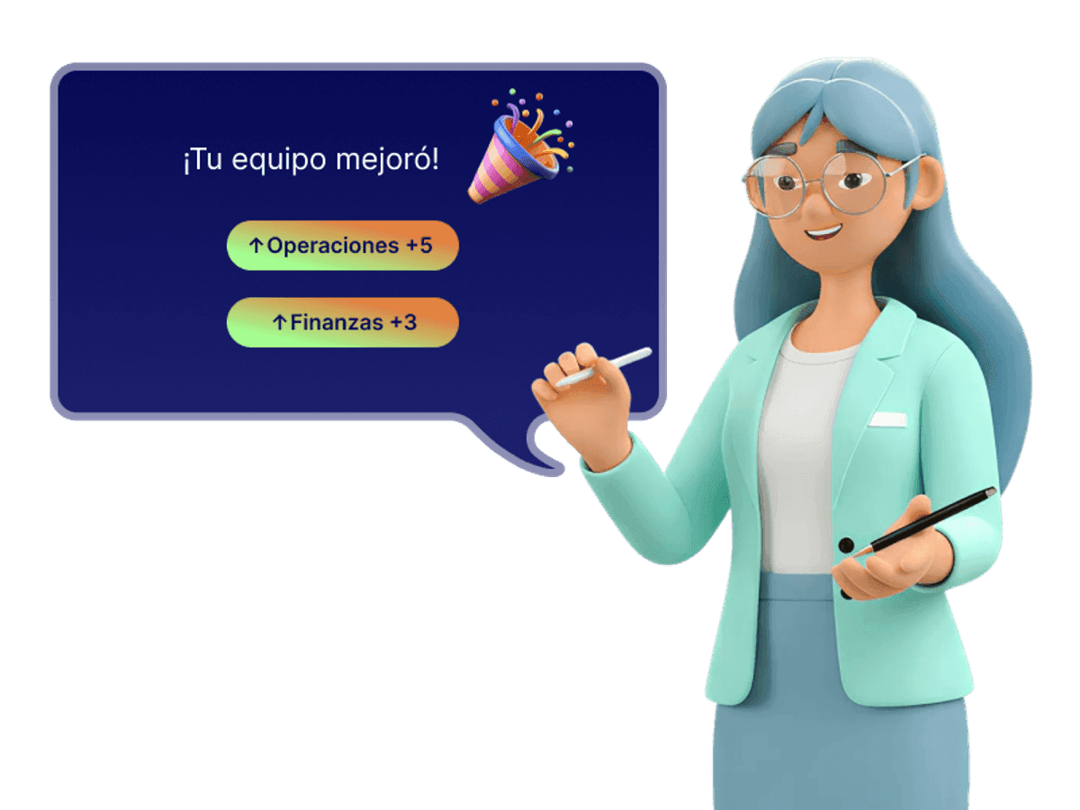 Tu equipo mejora con datos reales y accionables